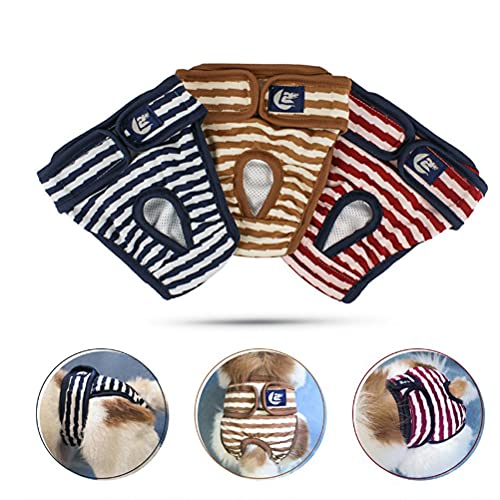 ibasenice 1 pc Fralda para animais de estimação Calças fisiológicas higiênicas Cachorro Filhote de c