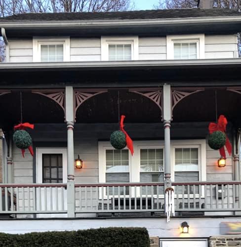 Rocky Mountain Goods Red Christmas Bow Extra Large 35” by 18” - 11 Looped Waterproof Velvet Large Outside Bow - Bow for car, Door, House - Jumbo Red Bow with Attachment for Hanging (3)