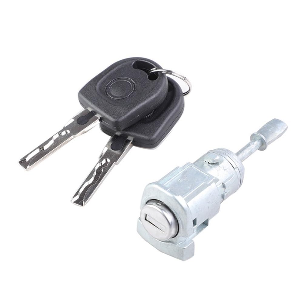 Hzsmyxgs One Color Car Door Lock 604837167 Compatible With A6 1997-2004 Front Left Car Key Door Lock Cylinder