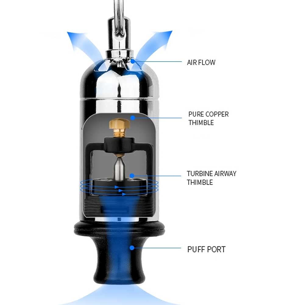 Trillerpfeife Metall Tillerpfeife Notfallpfeife Outdoor-Survival-Pfeife, Air Defense-Pfeife, Roboter-Klangalarm, Turbo-Pfeifesignal, lebensrettende Notfall-Hochfrequenz-Hochfrequenz-Erdbeben-Relief-No
