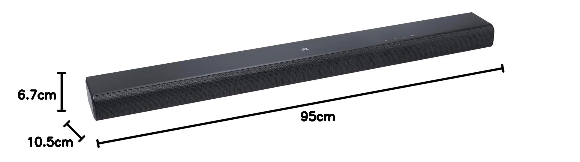 JBL Cinema SB 510 – 3.1-Kanal-Soundbar mit integriertem Subwoofer für Heimkino Sound-System – Mit Bluetooth-Musik-Streaming und Dolby Audio – Schwarz