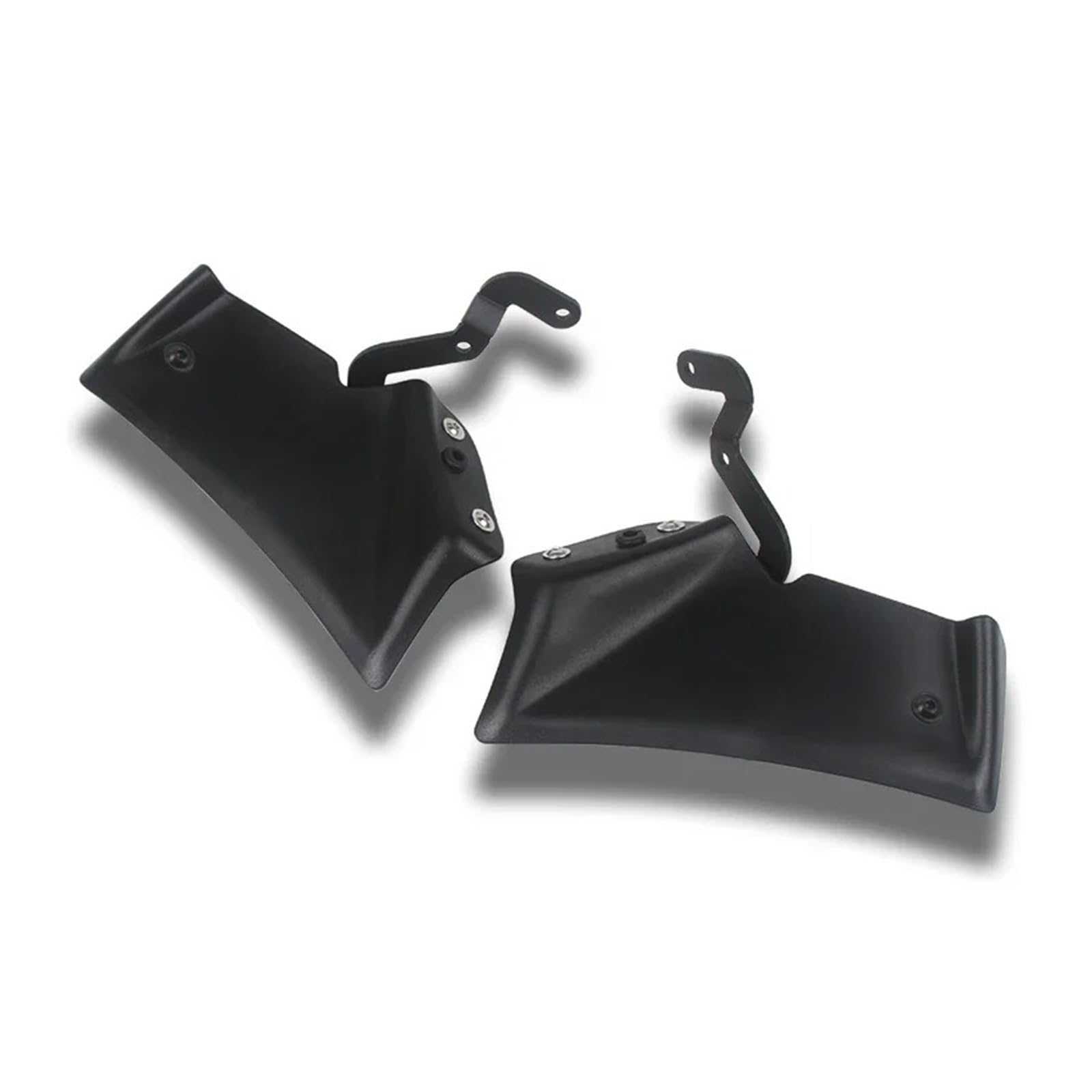 Winglet Aileron pour MT-10 pour MT10 pour MT 10 SP 2022-2024 Aileron Avant Moto Sport Downforce Spoilers Avant Nus Déflecteur Aérodynamique Spoilers Moto(Bright Black)