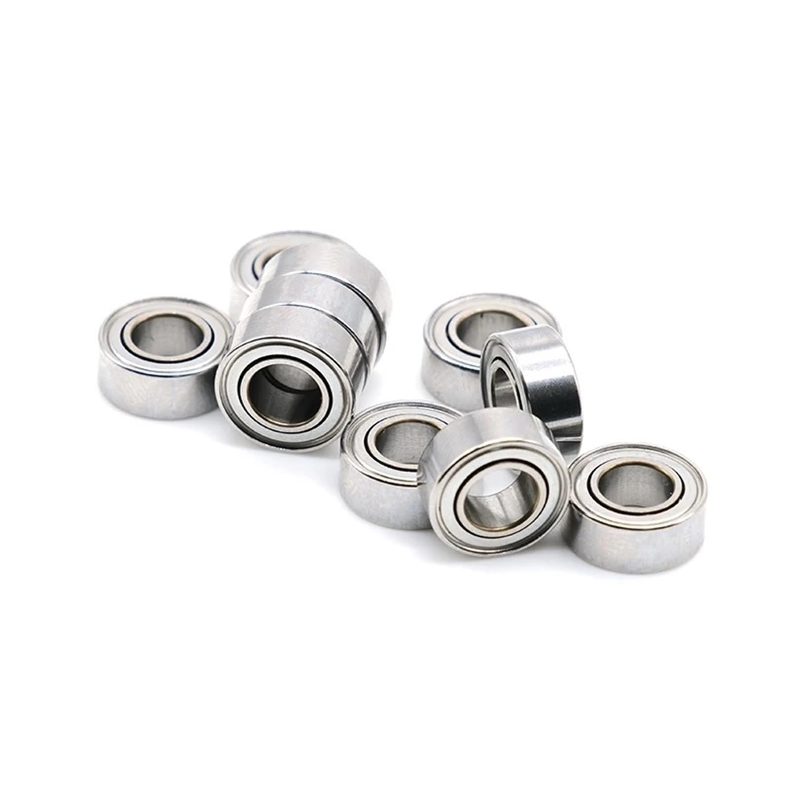 Roulements rigides à billes Lot de 10 roulements miniatures MR105ZZ 5 x 10 x 4 mm, roulements à billes ABEC-7 en acier blindé métallique L-1050ZZ MR105-2Z MR105 ZZ