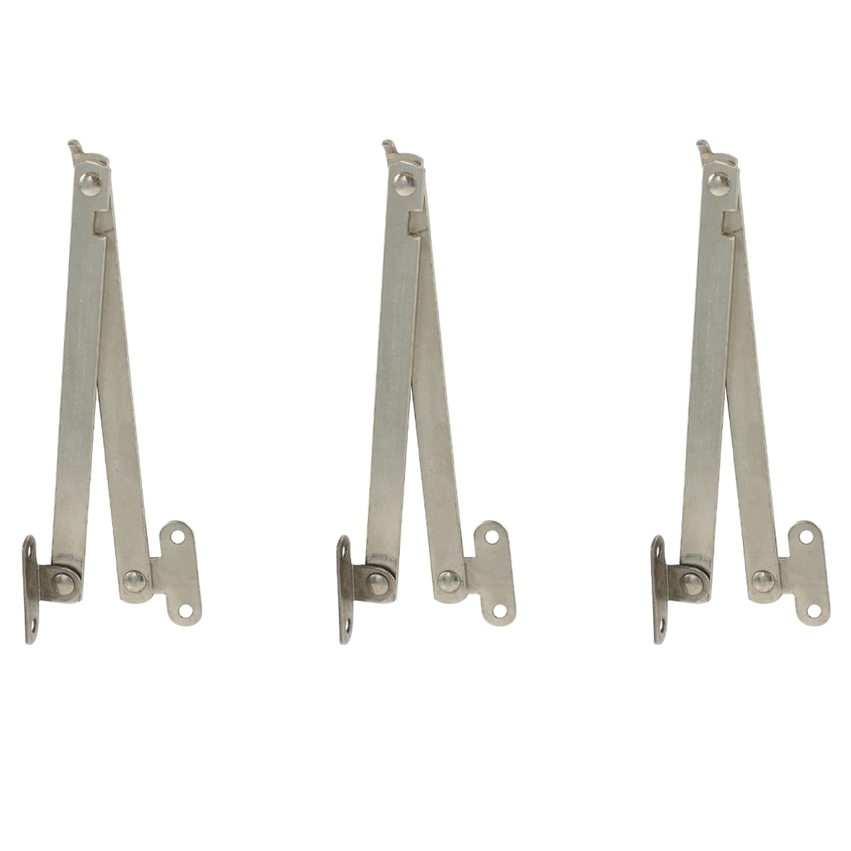 Jnchdghwa 3X Furniture Cupboard Door Front Desk Foldable Lid Support Hinge Stay