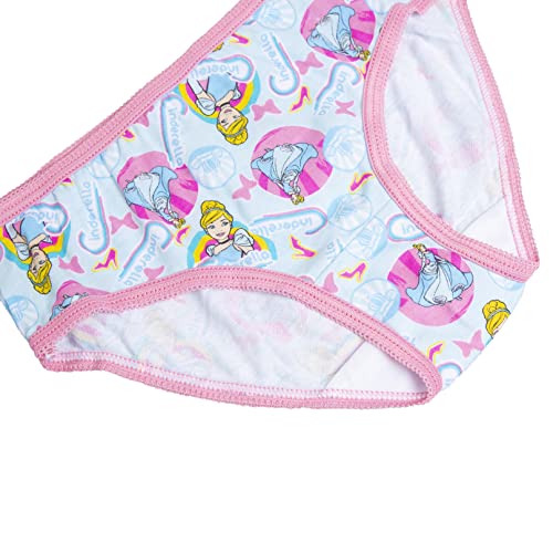 Disney girls Princess Panty Multipacks With Favorites Cinderella, Belle, Ariel and More in Sizes 2/3t, 4t, 4, 6, 82