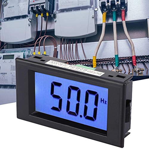 Image of D69-HZ Digital Display Frequency Meter, 10~199.9Hz AC80~300V Cymometer with LCD Display, AC80-300V is Suitable for Measuring Conventional voltages, Small Size