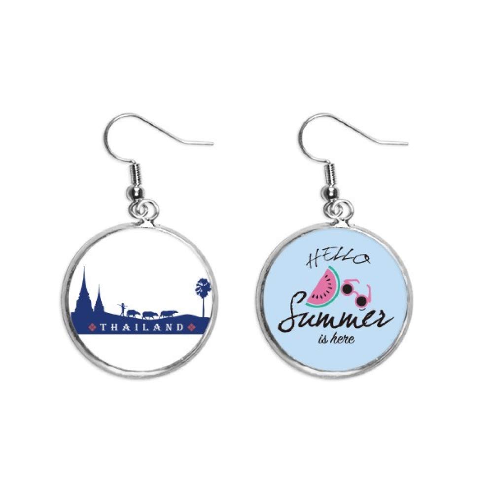 Pendientes de sandía para lucir este verano en la playa 5