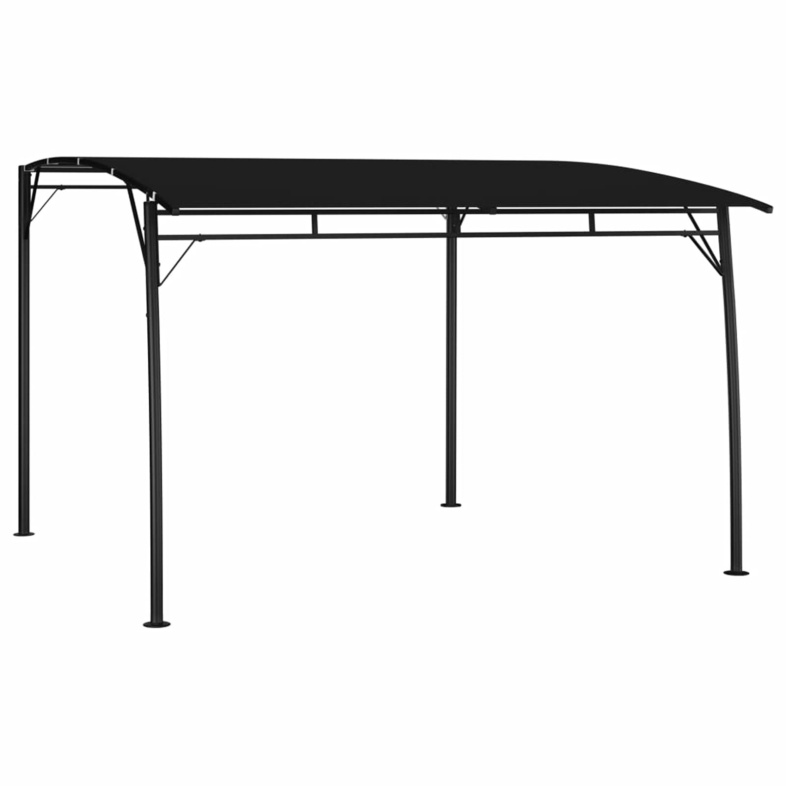 Homgoday Tente de soleil de jardin pergola bioclimatique tonnelle extérieure résistante tonnelle de jardin, rideaux pour tonnelle extérieure, tonnelle, tonnelle, tonnelle, tonnelle, 3 x 3 x 2,55 m