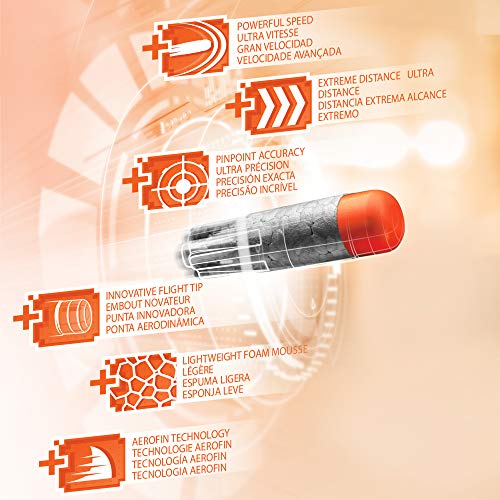 Nerf E9262EU4 Halo MA40 motorisierter Dart Blaster – enthält abnehmbares 10-Dart Clip-Magazin & E6600EU6 Ultra One 20er… – Bild 8