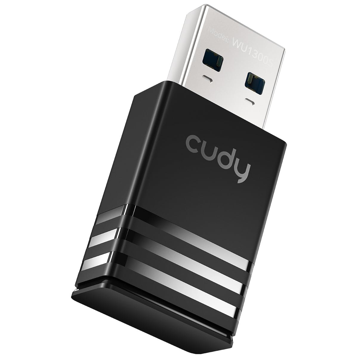 Cudy AC1300 WiFi USB 3.0 Adapter for PC, USB WiFi Dongle, 5Ghz, USB 3.0, Wireless Adapter for Desktop/Laptop, Compatible with Windows 7/8/8.1/10/11, Mac OS 10.6～10.15.3, Linux, WU1300S