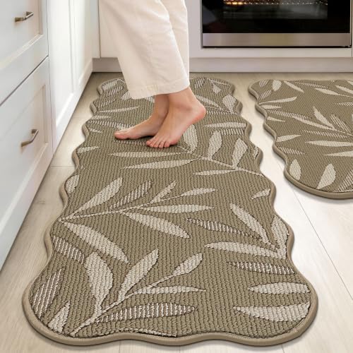 JSEI 3D Leaf Kitchen Rugs J - image 1