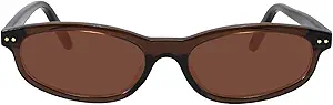 TIJN Vintage Cat Eye Sunglasses Women Retro Oval Frame UV400 Polarized Sun Glasses Lightweight Sunnies for Small Face(Brown)