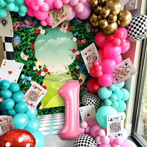 LaVenty Alice In Onederland 1st Birthday Girl Decorations Tea Par...