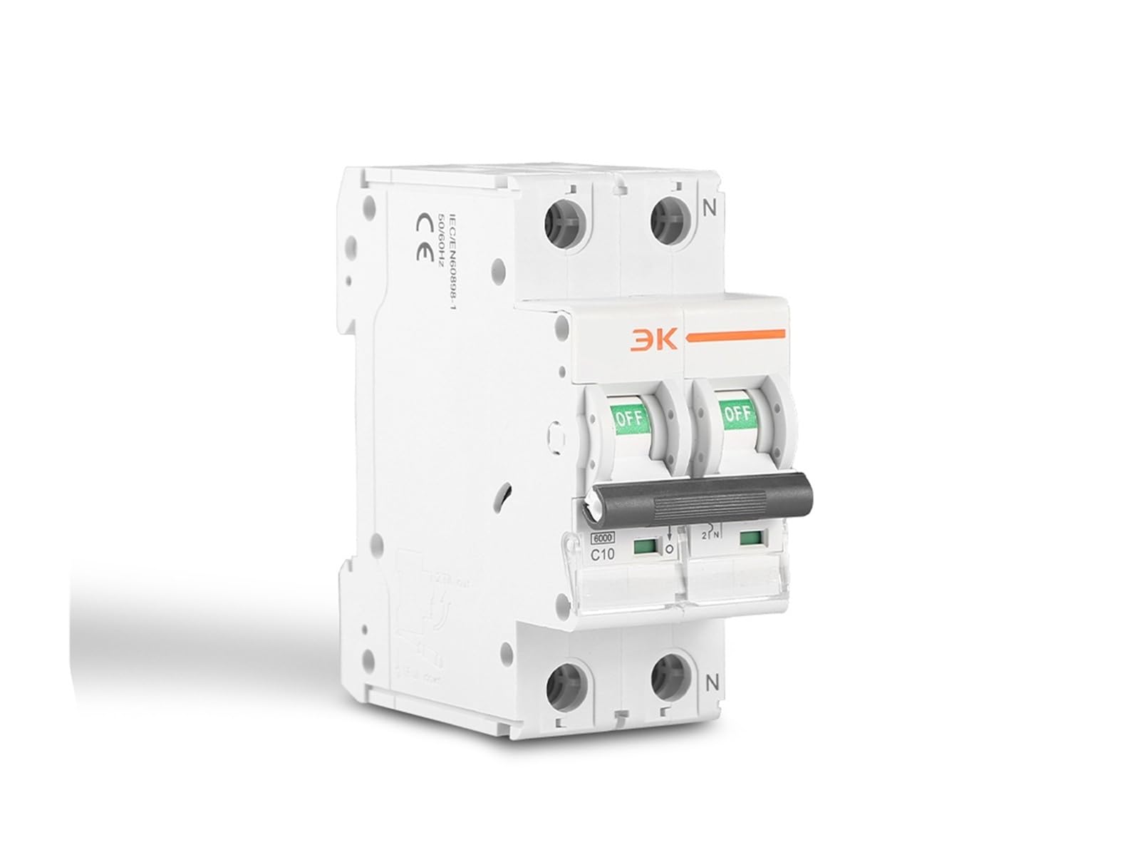 Disjoncteur AC court-circuit protecteur de surcharge courbe C 35mm montage sur Rail 30mA 1-4P 6-63A 220V 230V 50/60HZ(4,20A)