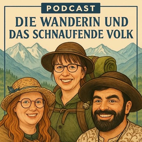 Page de couverture de Die Wanderin und das schnaufende Volk