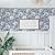 Jeweluck Peel and Stick Wallpaper Floral Contact Paper 16.9inx118.1in Vintage Blue Contact Paper Peel and Stick Dandelion Boho Self Adhesive Removable Wallpaper for Bathroom Cabinets Decorative