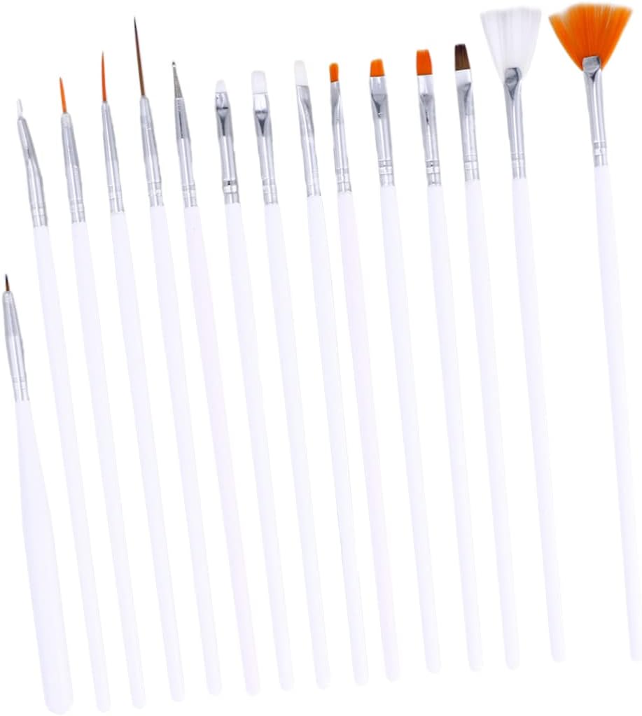 15pcs Cake Decorating Pen Set Nylon for Petal Paste