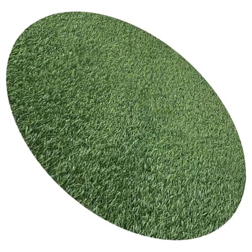 Napperon rond en gazon synthétique extérieur réutilisable 60cm - 2