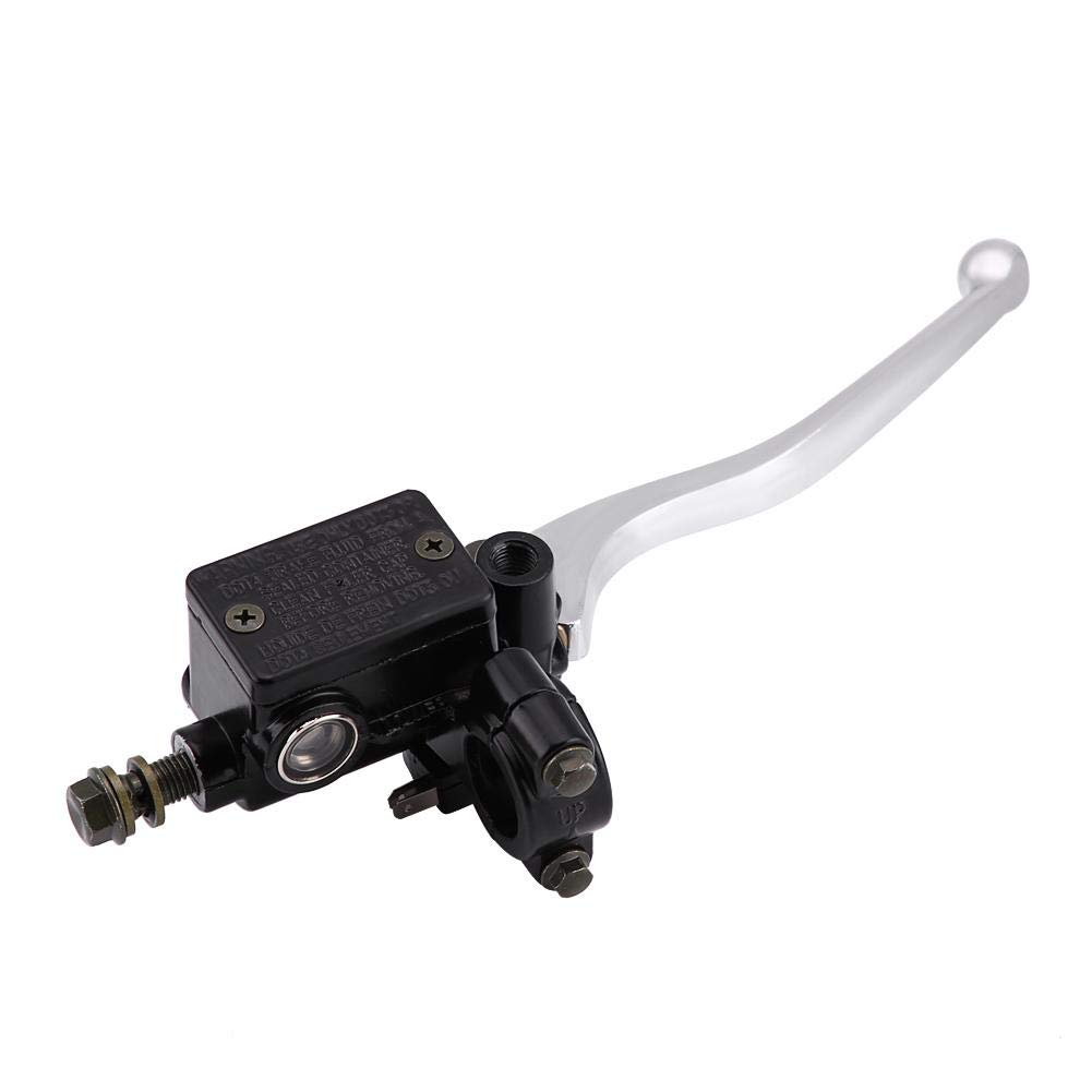 Terisass Maneta de la Motocicleta Embrague Freno, Bomba de palanca de Freno de Motocicleta 7/8" 22 mm Aleación de aluminio Freno delantero Derecho Cilindro Maestro Principal