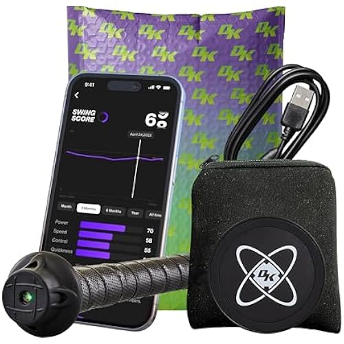 Diamond Kinetics SwingTracker Bat Sensor and Swing Analyzer for Baseball and Softball