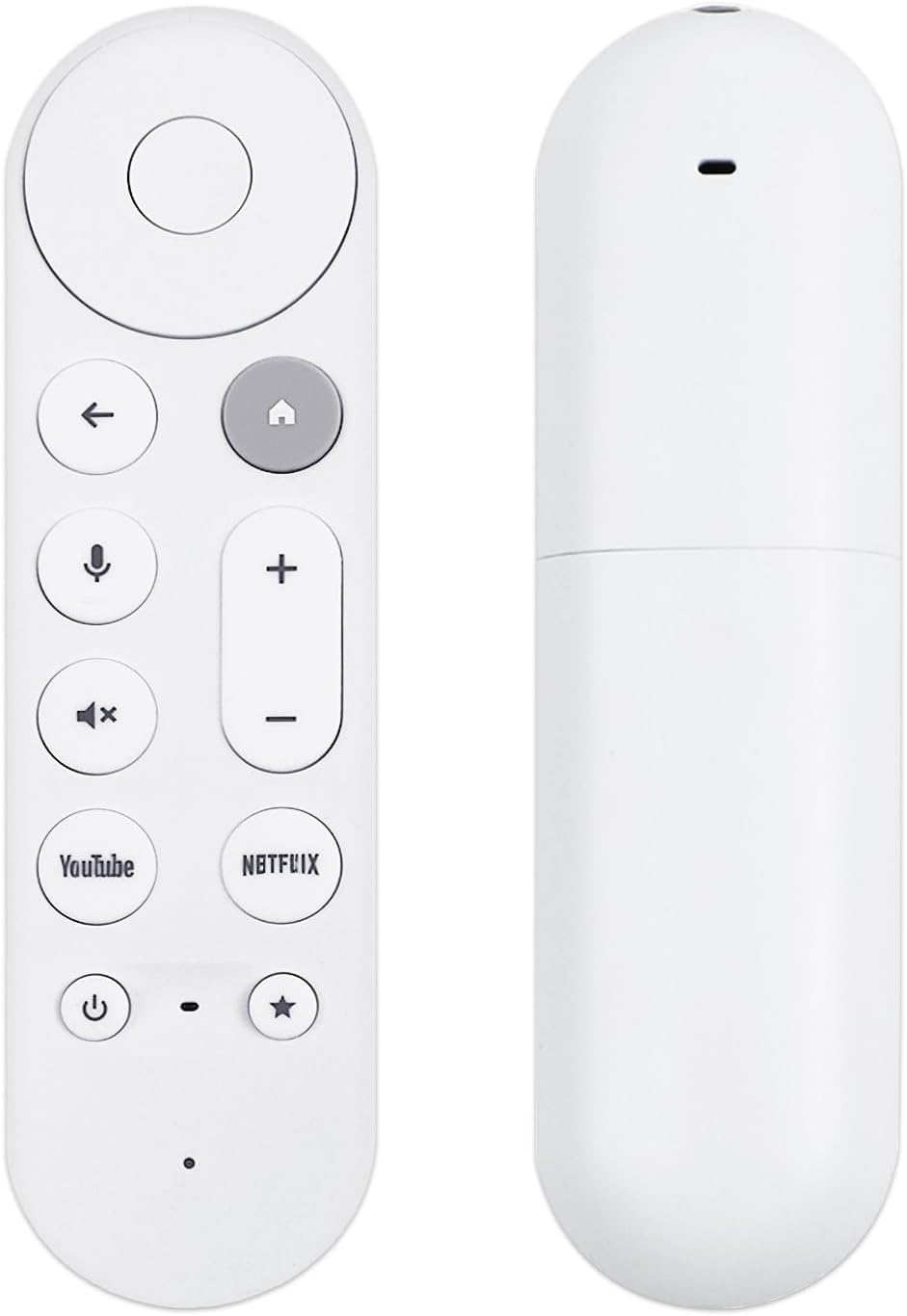 GY3LE Voice Search Remote Control Compatible with Google TV Streamer 4K, New Controller Replacement Control Upgrade Voice Remote (4K), NOT Compatible with Google Chromecast Snow