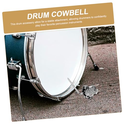 Soporte de montura para cowbell, abrazadera resistente para jazz drums y percusión, versátil para músicos miniatura 5