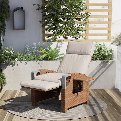 Grand patio Relaxliege Liegesessel mit Sitzkissen, Aluminiumgestell,...