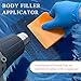 SHMZK 6 PCS Body Filler Spreaders, 4, 5, 6 Inch Reusable Auto Body Fillers Plastic Spreader, Automotive Body Filler Spreader for Applying Fillers Paint Repairs Putties Glazes Caulks