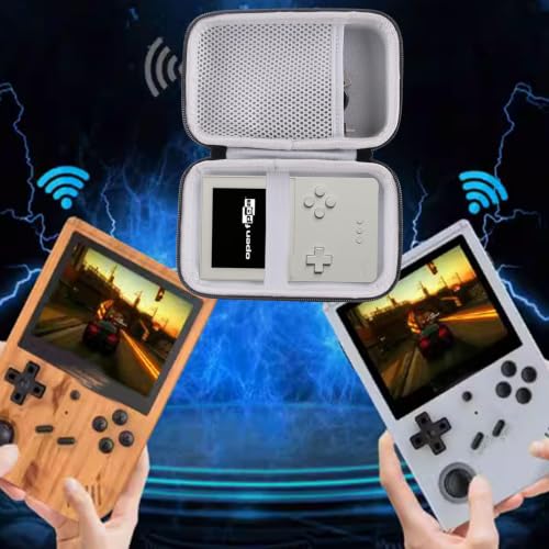 Image of Hard Carrying Case Compatible with RG40XX V Handheld Game Console RG 40XXV,Analogue Pocket Handheld Game Console (Case Only) (Grey)
