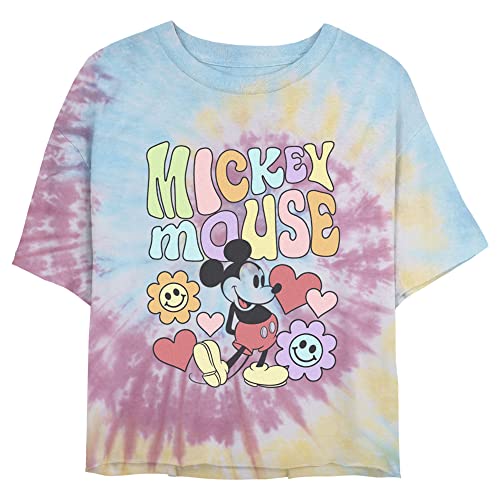 T-shirt Mickey femme manches courtes imprimé vintage Disney Groovy