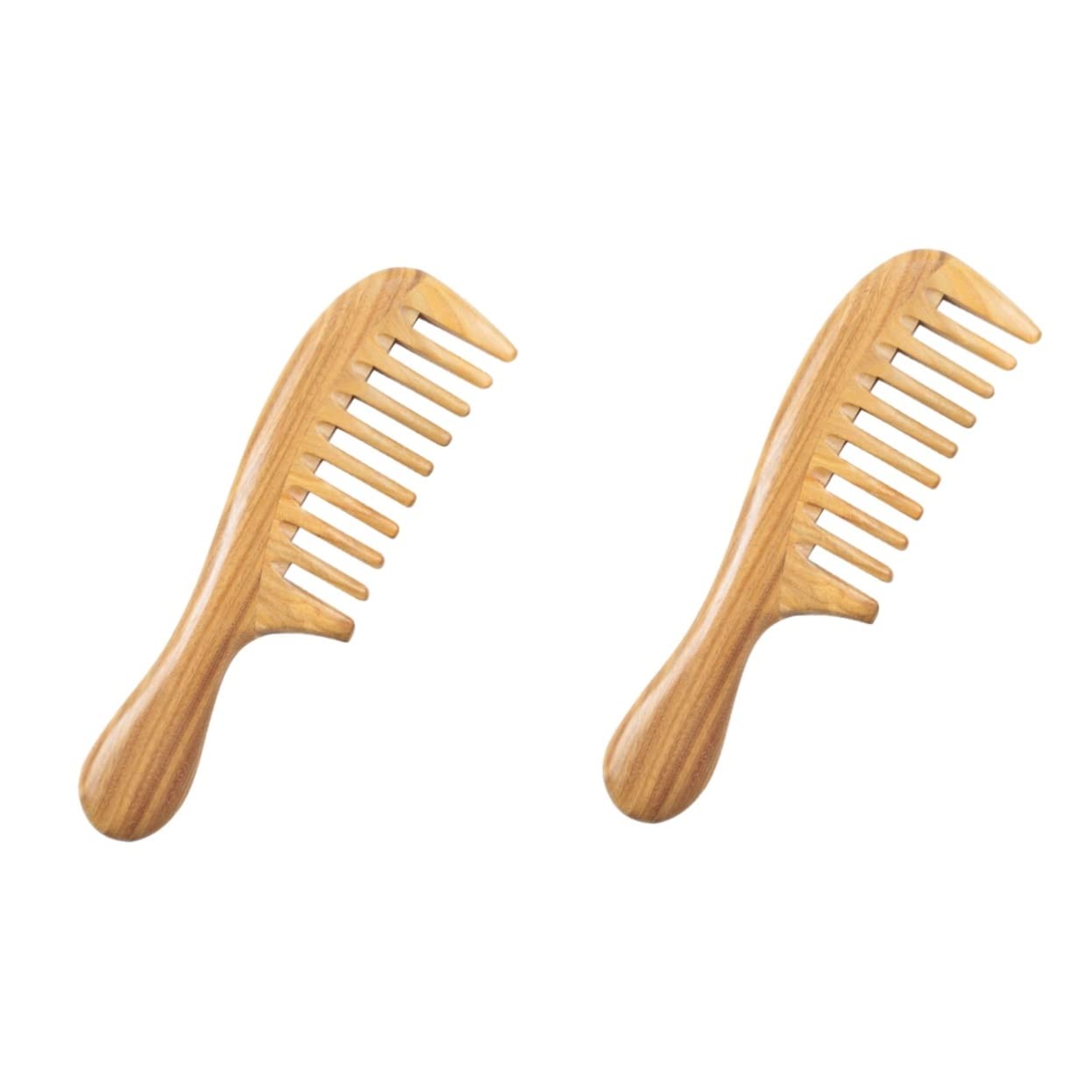 DFrywdgSEY Sandalwood Wooden Comb 2 pcs mens comb wooden comb for men teasing combs(Chocolatex2pcs,20x5.3cmx3pcs)