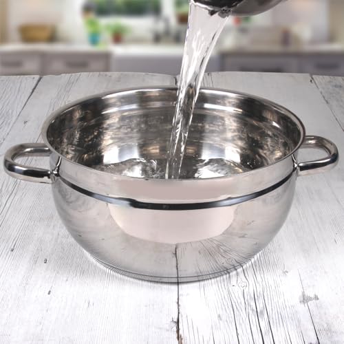 Little Creek Stainless Steel Water Distiller, 2 Gallon Capacity, Works on all Stovetops, Double Boiler, Render Lard & Tallow