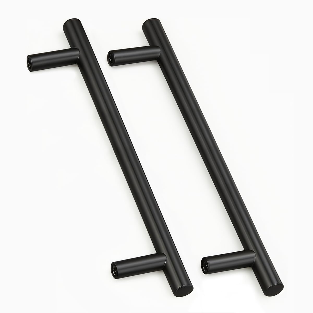 Drenky 2 Pack Black Kitchen Door Handles