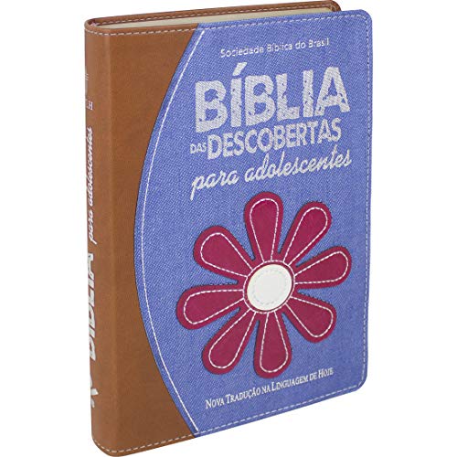 Bíblia das Descobertas para Adolescentes - Couro sintético Jeans: Nova Tradução na Linguagem de Hoje (NTLH)