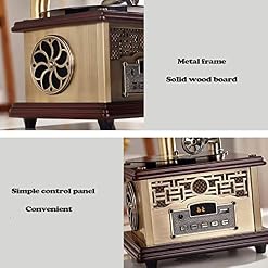 Tourne-Disque, Tourne-Disque rétro, avec Haut-parleurs sans Fil, phonographe en Bois Vintage pour la décoration de… - Les Beatles, Paul McCartney, John Lennon, RIngo Starr, George Harrison Tourne-Disque, Tourne-Disque rétro, avec Haut-parleurs sans Fil, phonographe en Bois Vintage pour la décoration de… – Image 3