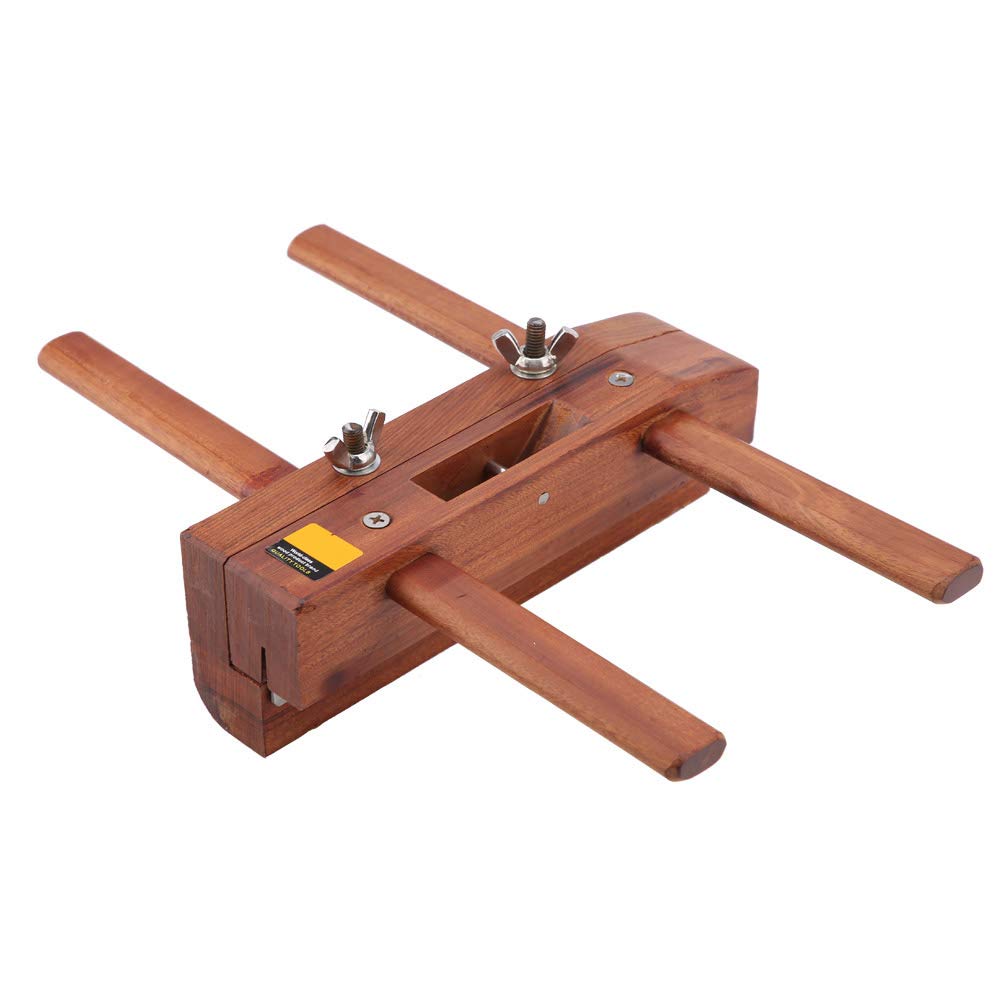 Cepillo de mano profesional Adfaga de doble mango de palisandro con filo afilado para proyectos de carpintería y fabricación de muebles. 755 g. Construcción de acero y palisandro.