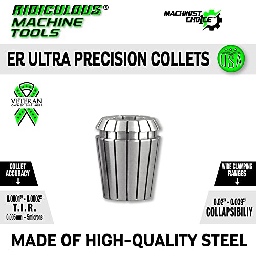 ER20 ULTRA Precision Spring Collets (0.0001