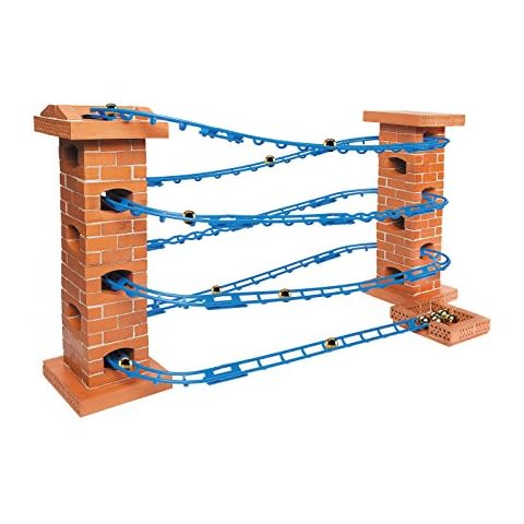 Teifoc Run n' Roll Marble Run Construction Set and Educational Toy - Intro to Engineering and STEM Learning, Terracotta, 800 Cover