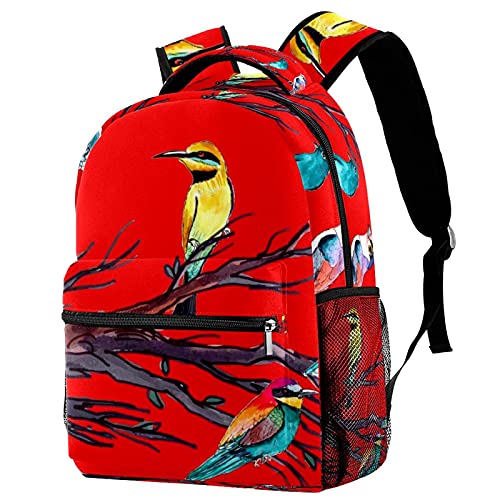 Sac à dos enfant oiseau rouge le cadeau parfait pour l'école et le voyage