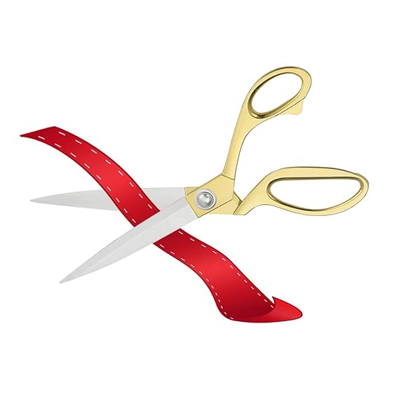 Ribbon Cutting Scissors Giant Scissors Large Scissors for Ribbon