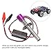 Ylwxzenith 6 12V RC Car Kit with N4 Hot Plug Gasket, for Methanol Aircraft Car Model, Made of Aluminum Alloy Plastic, Simple, No Additional Needed (Purple)