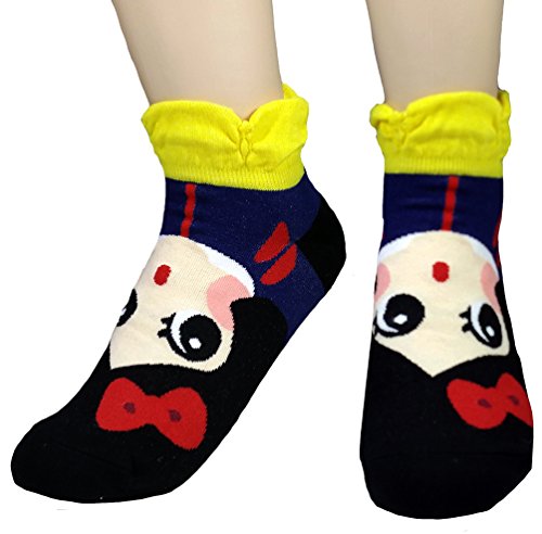 Jjmax Girls Princess Series Character Socks: Elsa, Anna, Ariel, Snow White, Jasmine (7 To 9 Years Old, 5 Princess Set) #TOP1