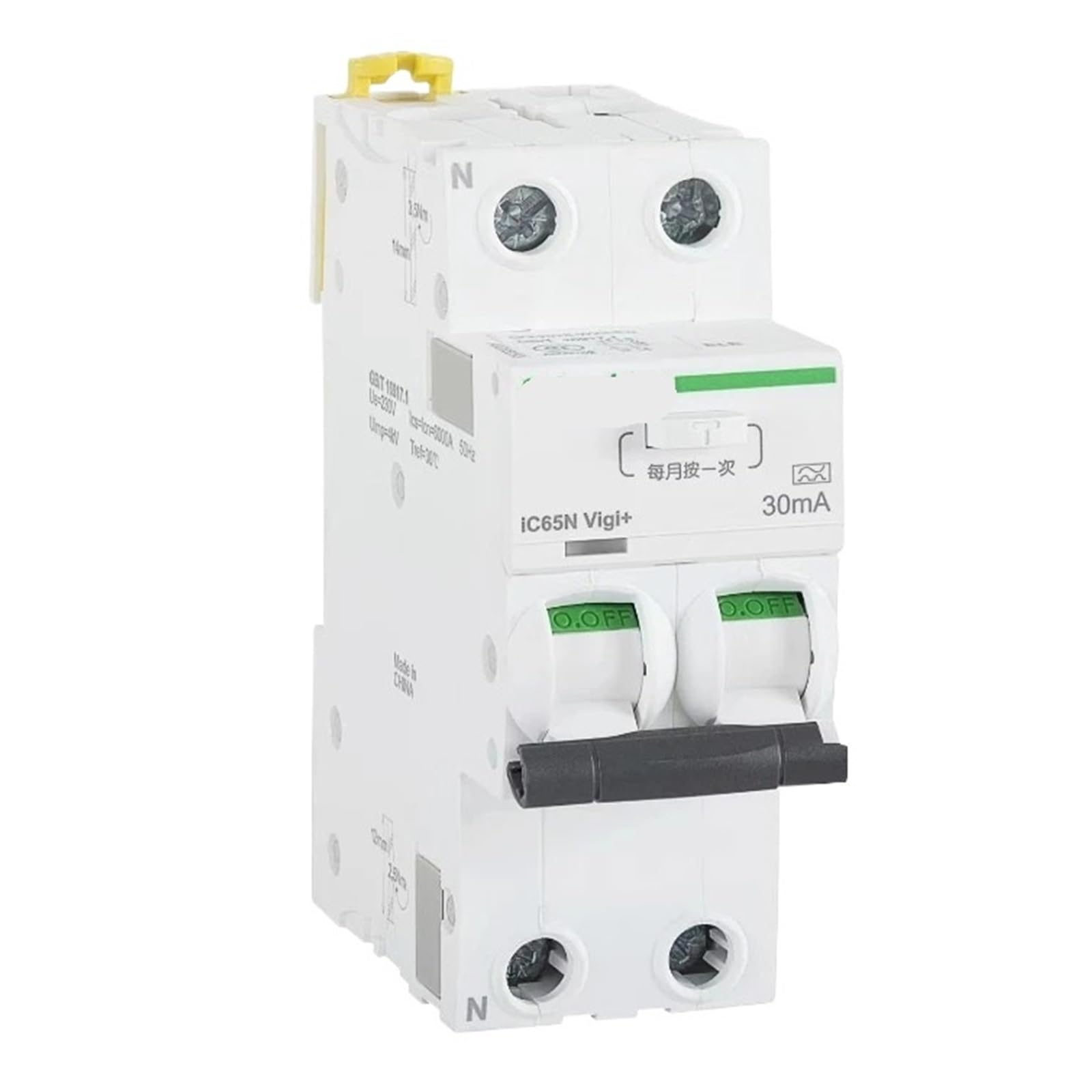 TYEXCZARF A9 Series IC65N 2P Circuit Breaker(25A)