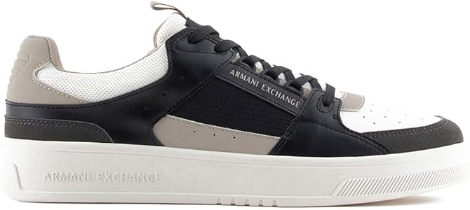 シルエットが綺麗なARMANI EXCHANGE 黒キャミソール S Amazon.com | Armani Exchange Men's Cher Mesh Patent Sneaker
