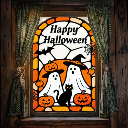 HOMETITUTE Ventana Decorativa Halloween 31x47 Pulgadas miniatura 6