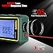 Laser Measure Advanced 196Ft TECCPO, Mute Laser Distance Meter with Electronic Angle Sensor, Backlit LCD, Measure Distance, Area, Volume and Pythagoras, Carry Pouch and Battery Included, TDLM19P