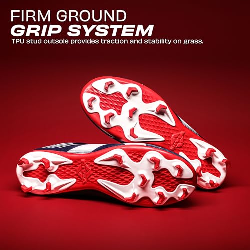 Image of Nivia Country Color WC Football Studs for Men, Firm Ground Football Shoes with Duofoam Cushioning, TPU Stud Outsole, 3D TPU Upper, Football Boots with Nylon Mid Shank Support