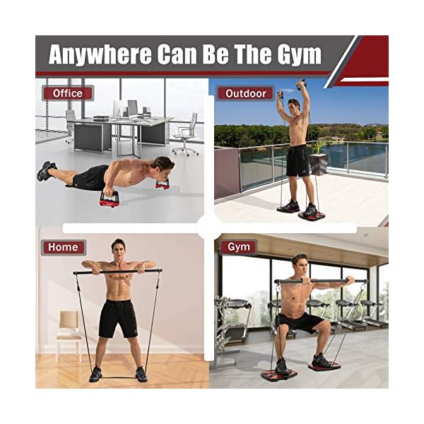 Portable-Home-Gym-Workout-Equipment-with-12-Exercise-Accessories-Including-Heavy-Resistance-BandsAbs-WorkoutPush-up-Stand-Tricep-BarPilates-Bar-and-More-for-Full-Body-Workouts-System-Men-Women Portable Home Gym Workout Equipment with 12 Exercise Accessories Including Heavy Resistance Bands,Abs Workout,Push-up Stand, Tricep Bar,Pilates Bar and More for Full Body Workouts System Men Women