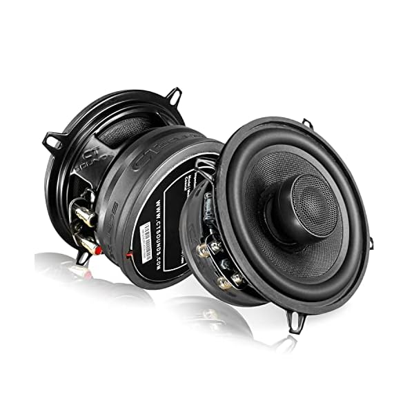 CT Sounds Meso 5.25” 280 Watt 2-Way Premium Coaxial Car Speakers, Pair