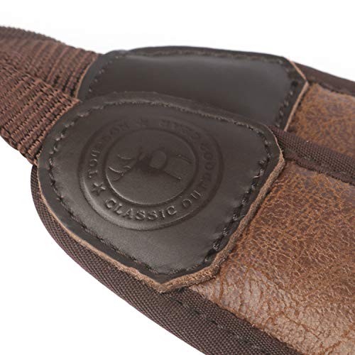 Gewehrriemen Tourbon aus PU und Leder mit Polsterung und Neopren